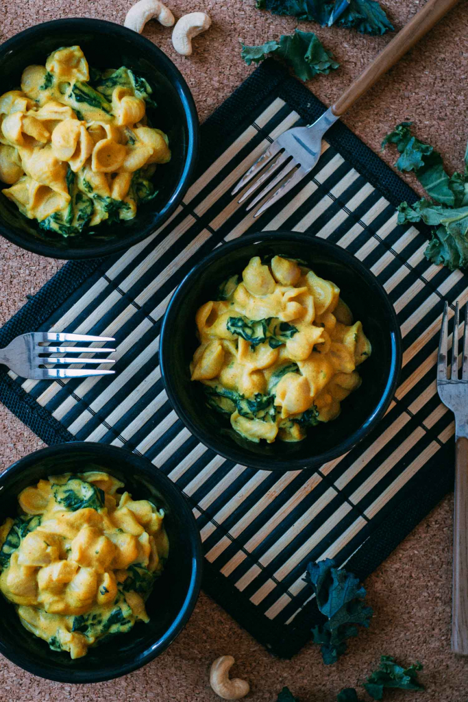 OilFree Vegan Kale Mac & Cheese Recipe VEEG