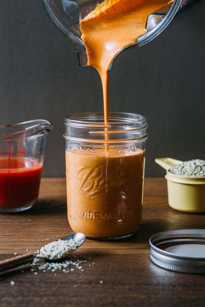 OilFree Buffalo Sauce Dressing Recipe VEEG