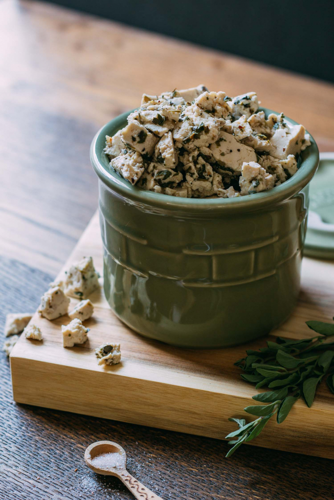 DairyFree Tofu Feta Cheese Recipe VEEG