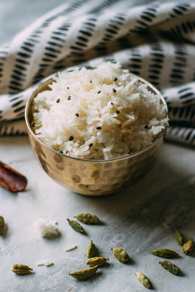 Creamy Savory Cardamom Rice GlutenFree Recipe VEEG