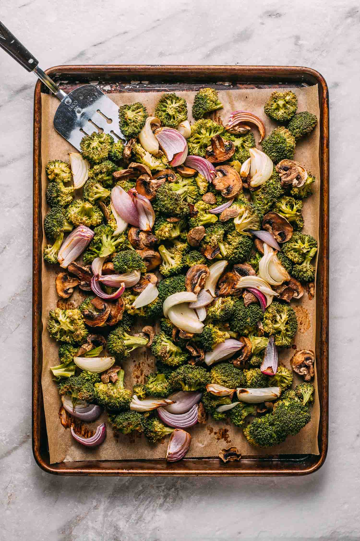 5Minute Lemon Basil Alfredo Sauce, Pasta & Roasted Vegetables Recipe