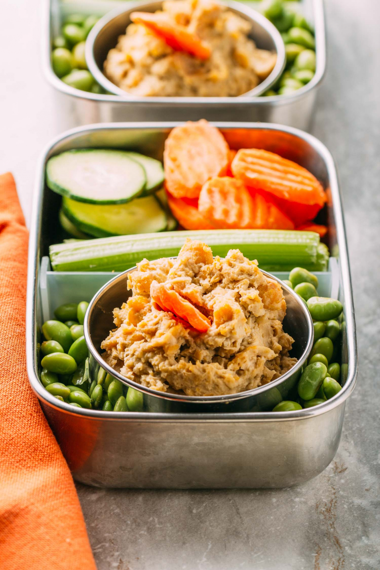 Cheesy Smashed Chickpea Spread Recipe VEEG