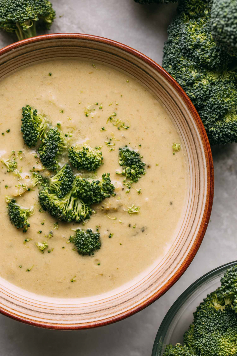 30Minute Cream of Broccoli Soup (Dairy & GlutenFree) Recipe VEEG