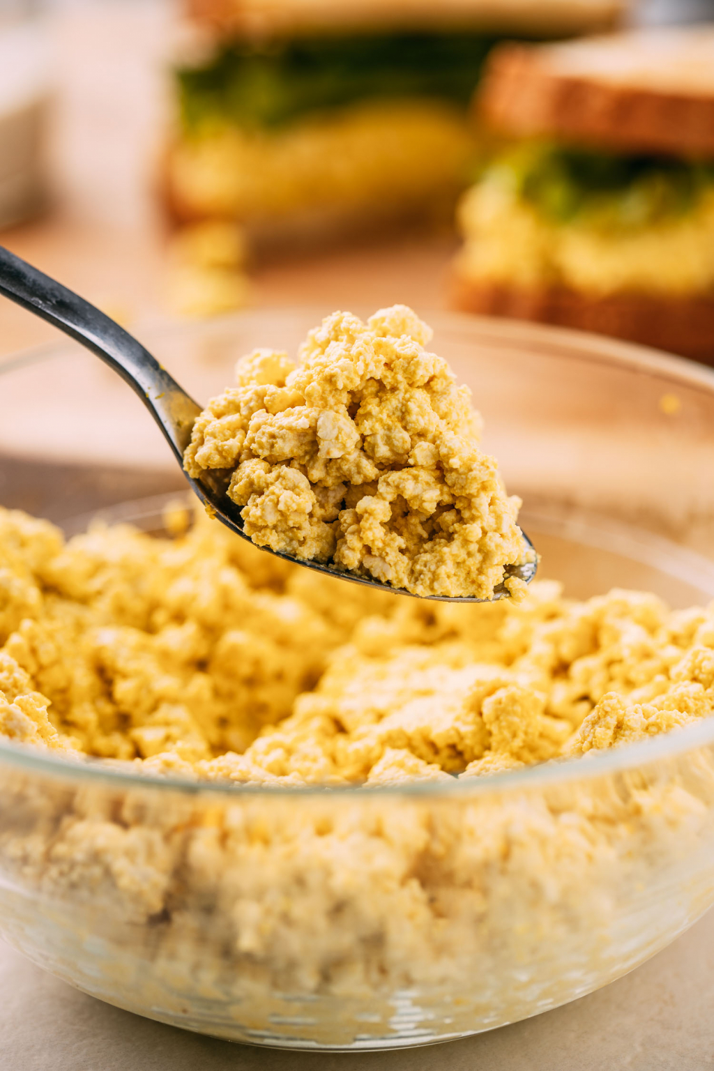 Easy Vegan Tofu Egg Salad Sandwich (GlutenFree) Recipe VEEG